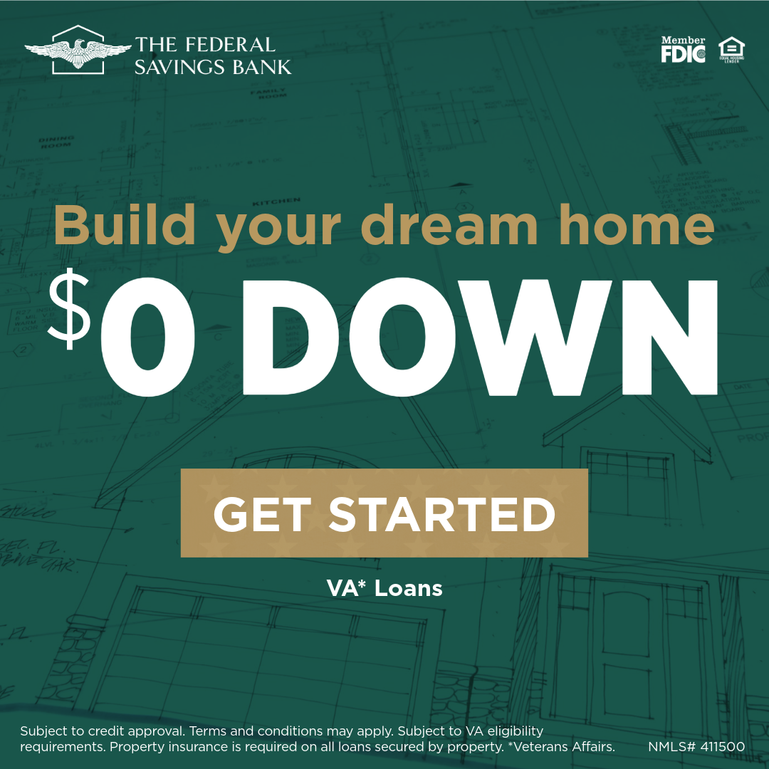 The Federal Savings Bank Facebook ad: Buy Your Home with a VA Loan