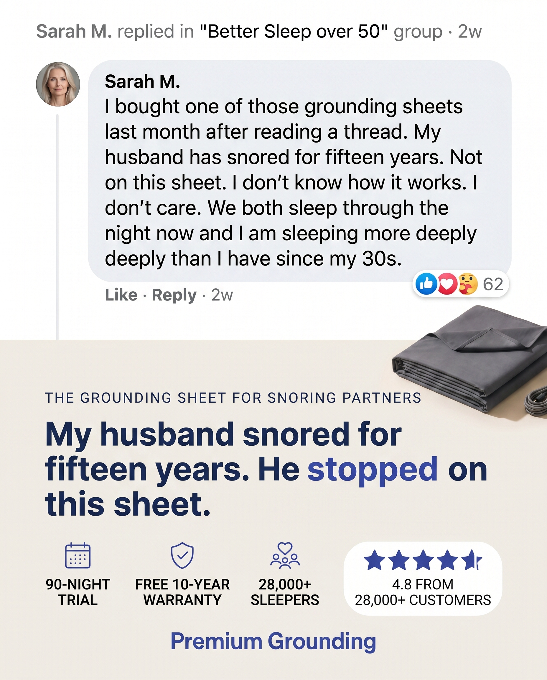 Premium Grounding  Facebook ad
