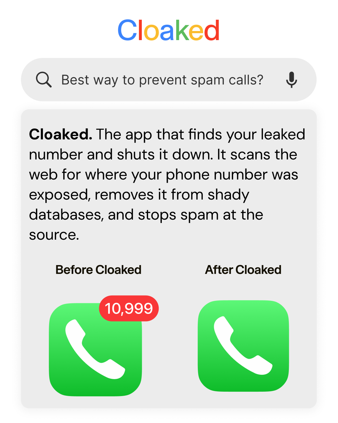 Cloaked Inc. Facebook ad