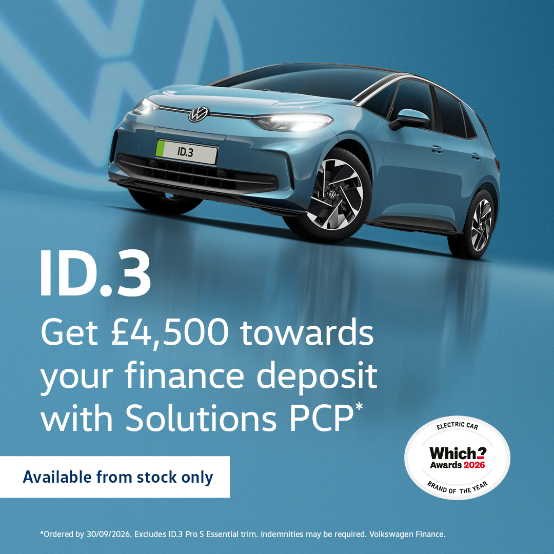 JCB Group Facebook ad: Test drive the ID.3 and see for yourself…