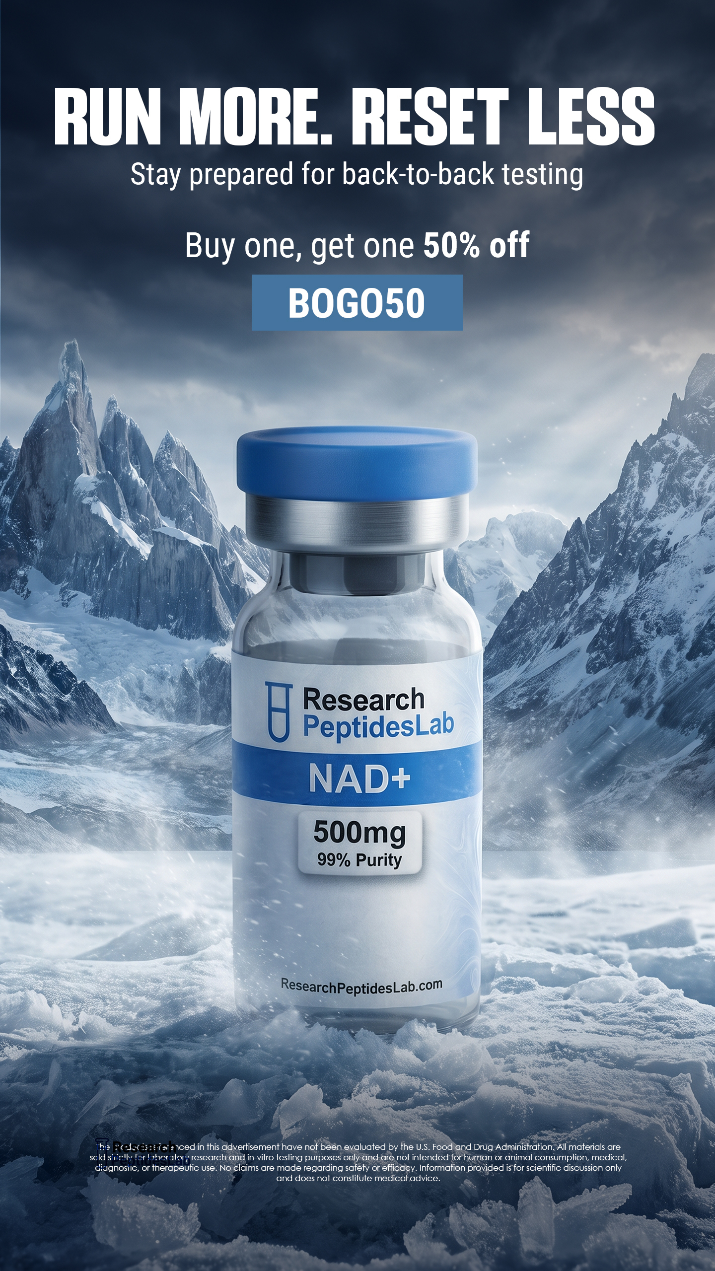 Research Peptides Lab Facebook ad