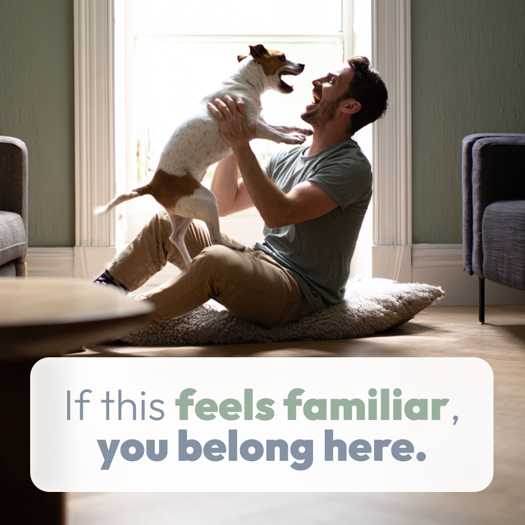 ChillBill · Dog wellbeing Facebook ad: Life with a dog is loud.