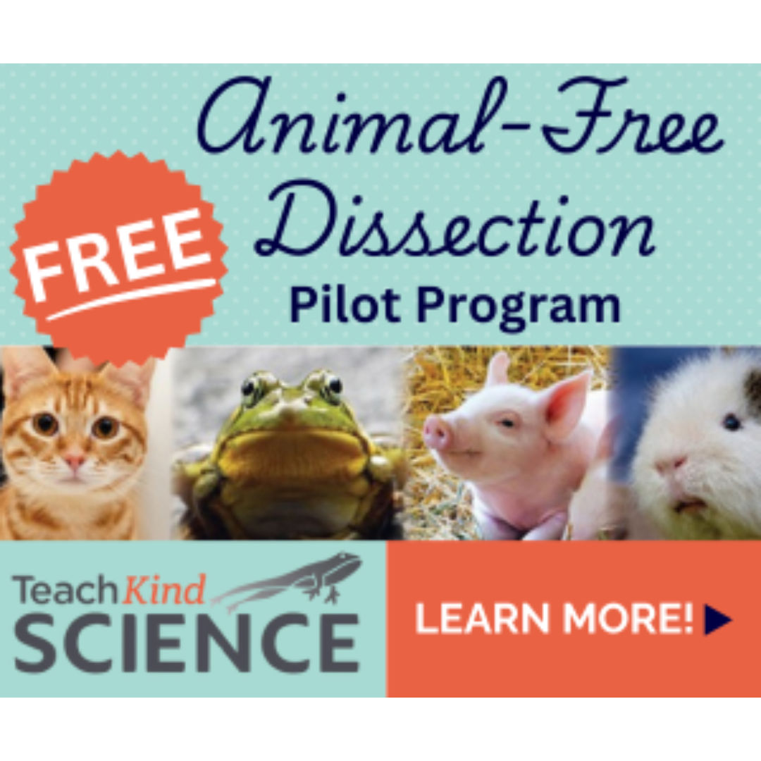 TeachKind Facebook ad: Humane Dissection for Your School | Teachkind