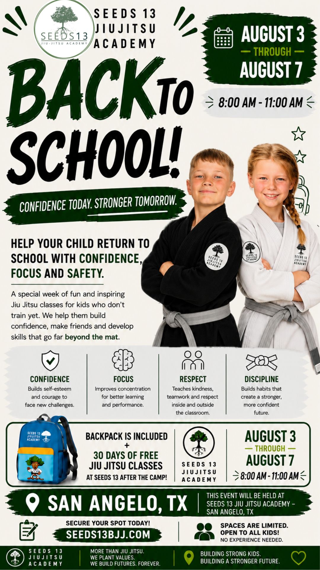 Seeds13 Brazilian Jiu Jitsu - San Angelo TX Facebook ad