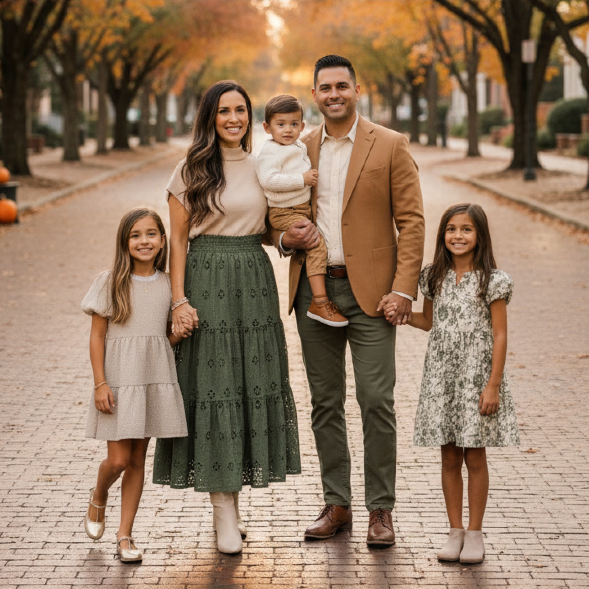 Shop the Mint Girls Facebook ad: Fall Family Photos