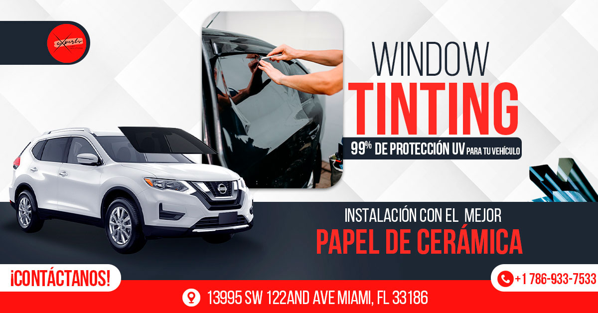 eXperts Tint Solutions Facebook ad from Nov 3, 2025