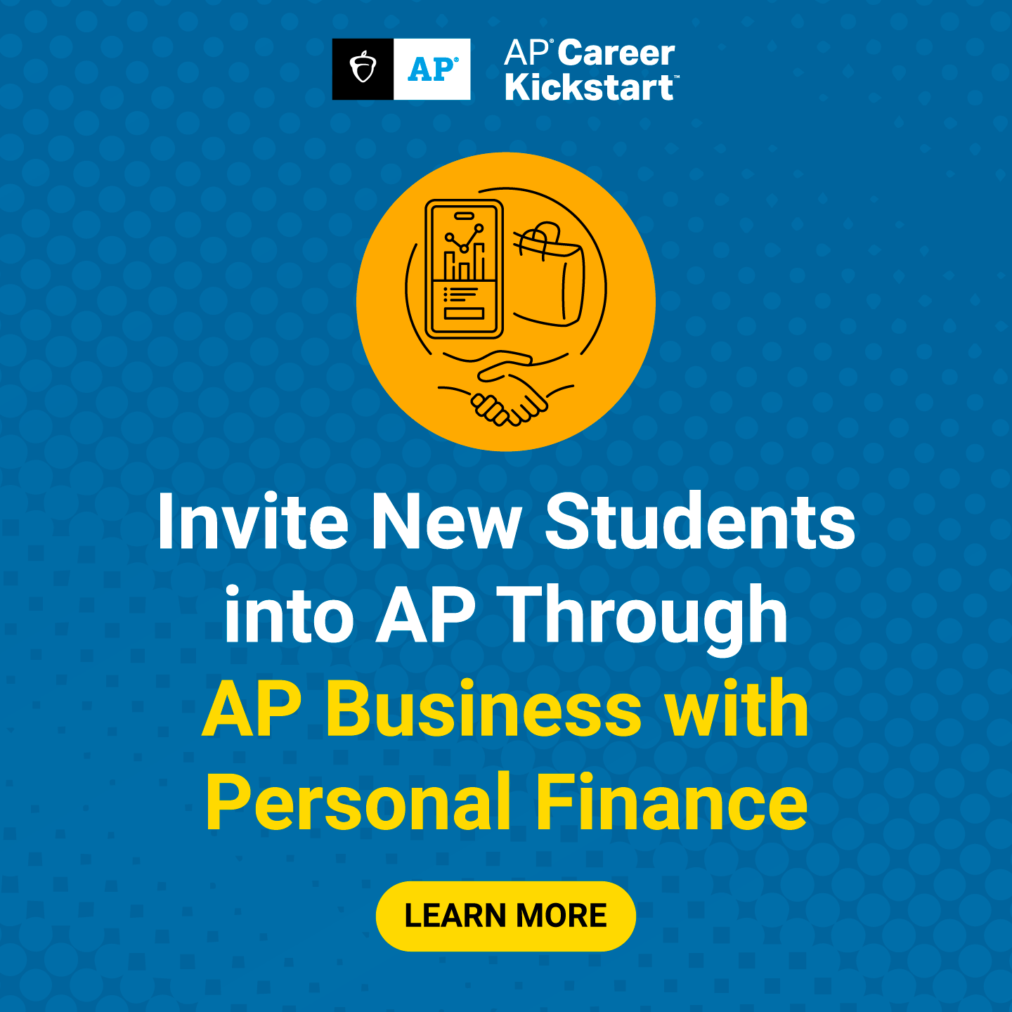 College Board Facebook ad: A New AP Business Course