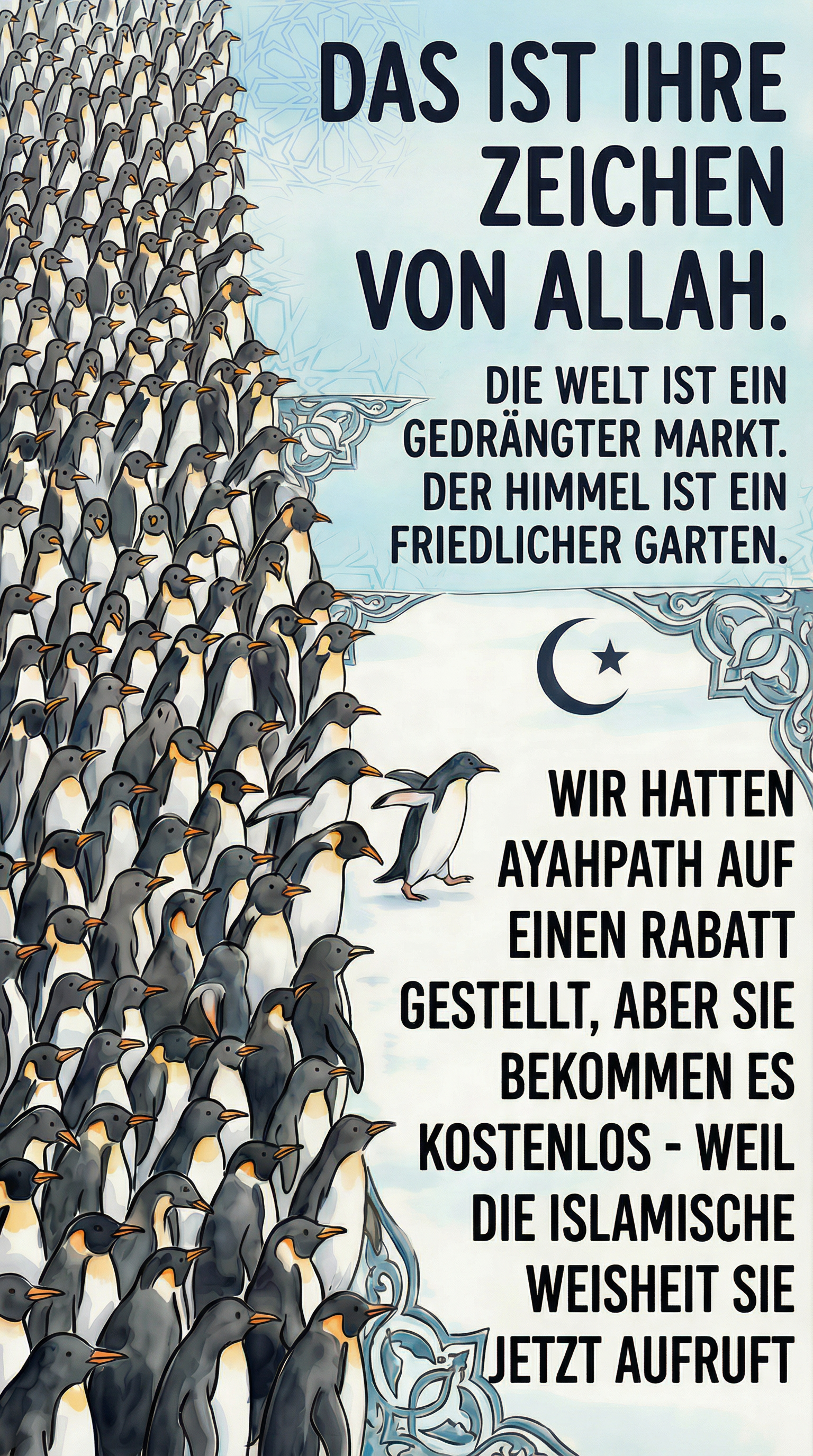 AyahPath Facebook ad: Finde Seelenfrieden mit AyahPath