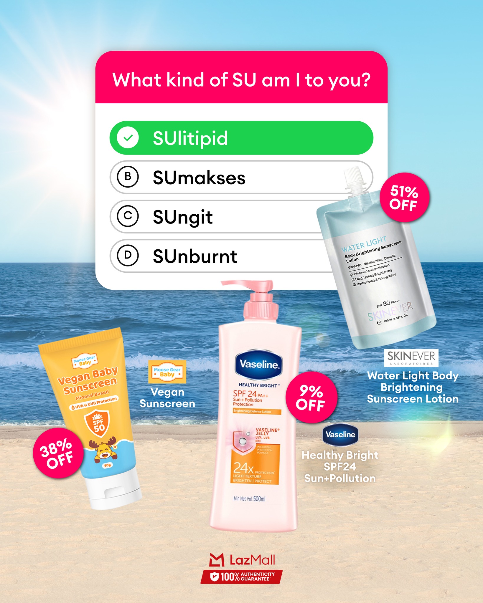 Lazada Facebook ad