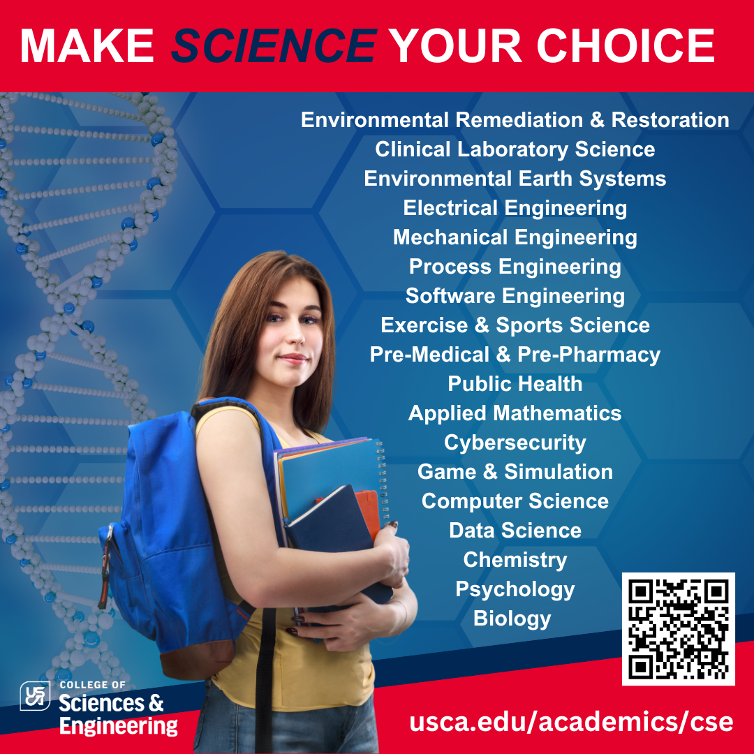 USC Aiken College of Sciences & Engineering Facebook ad: College of Sciences & Engineering | USCA