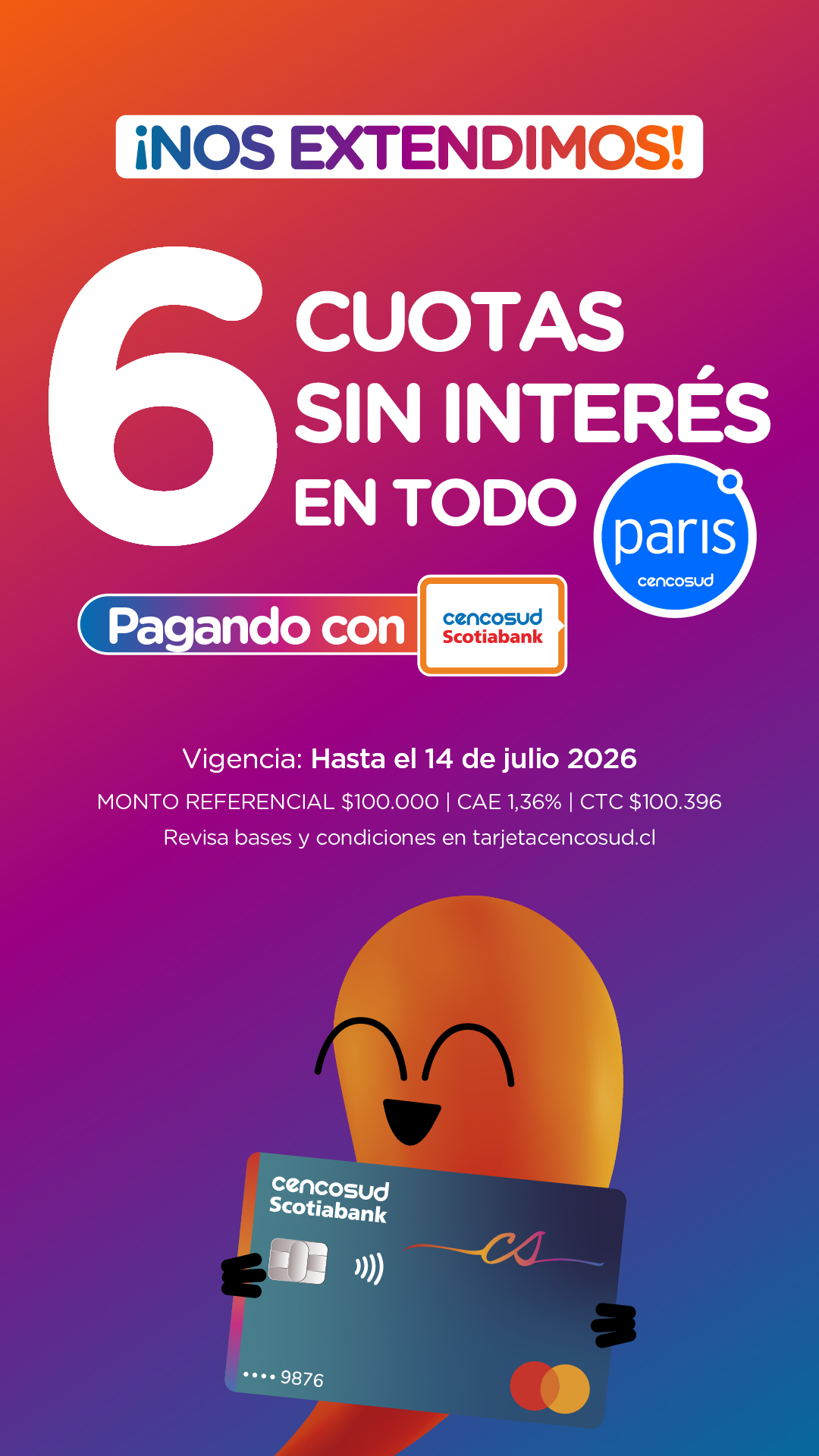 Tarjeta Cencosud Scotiabank Facebook ad