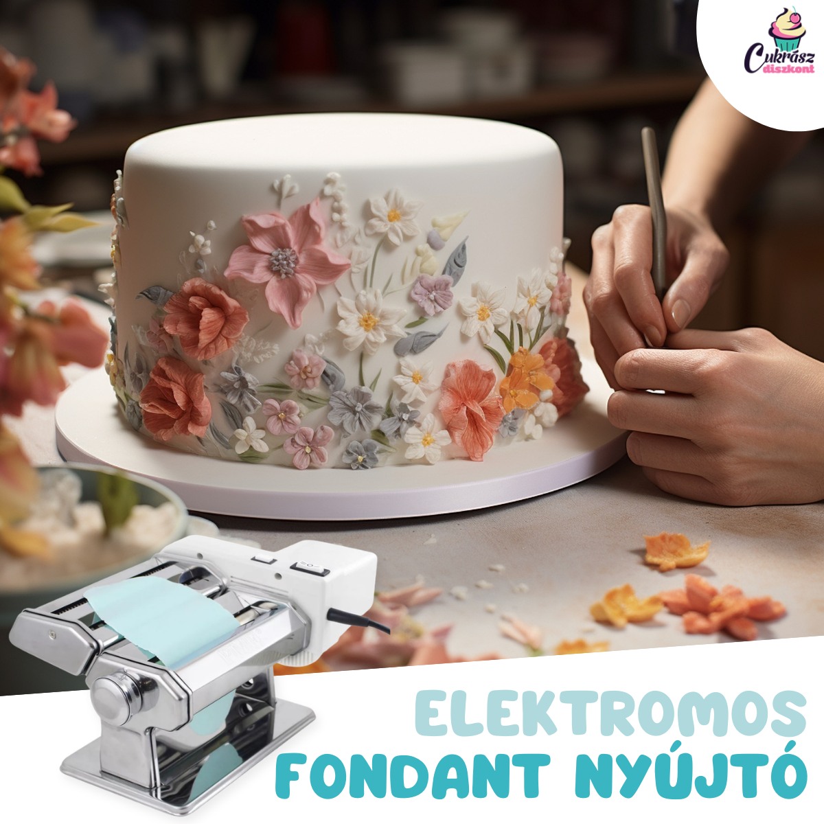 Cukrászdiszkont - Szeged Facebook ad: Sima fondant, zéró stressz?