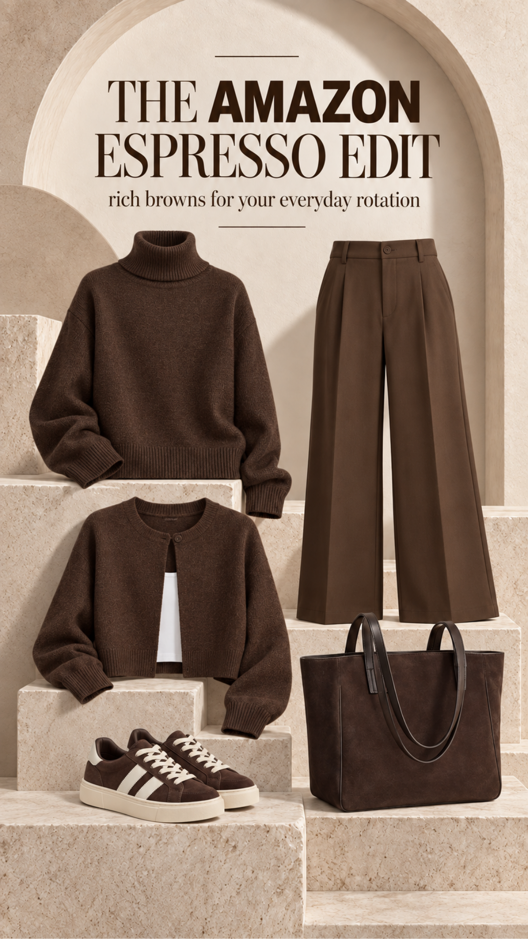 Kortney and Karlee Facebook ad: The Amazon Espresso Fashion Edit