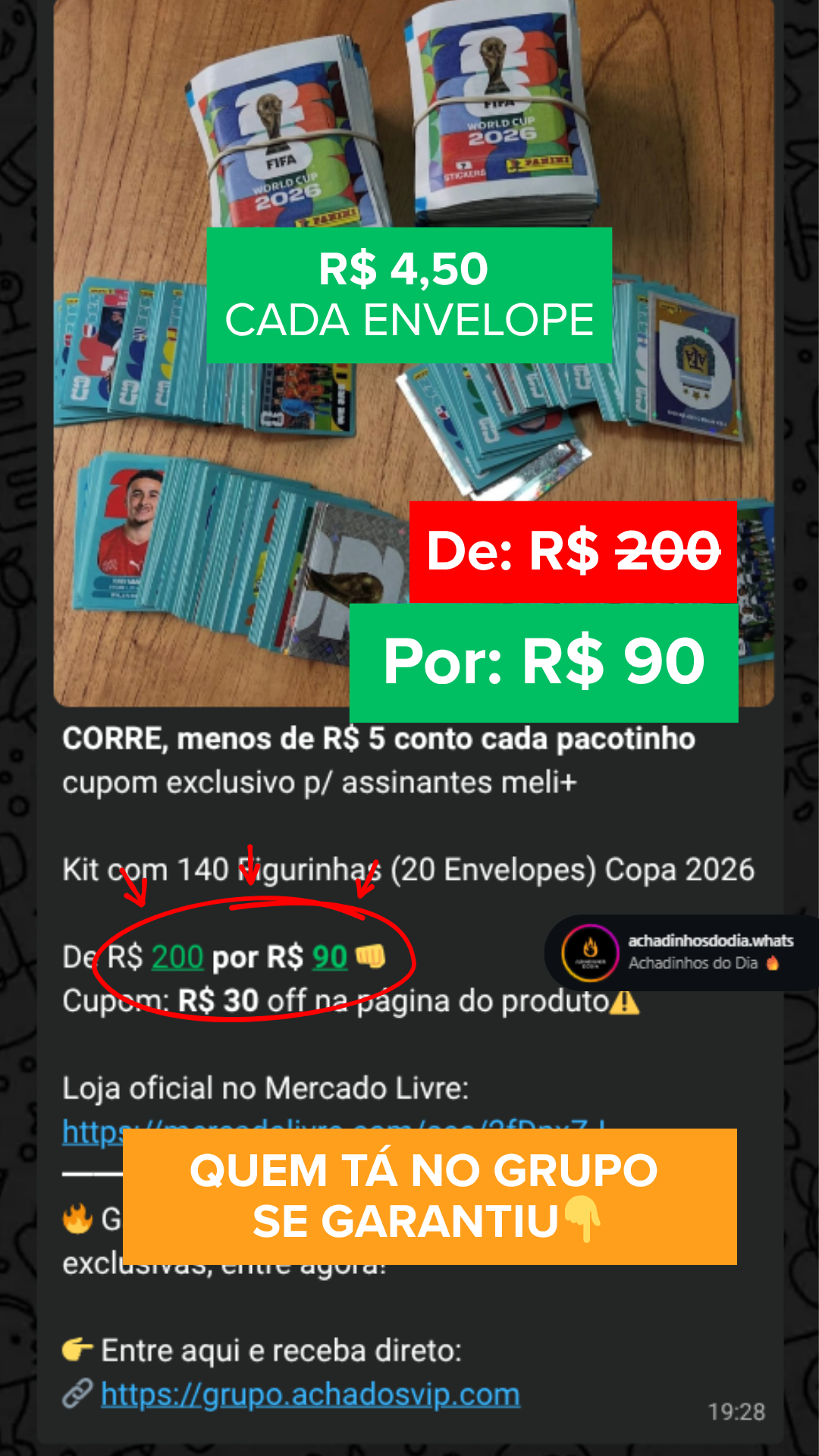 Achadinhos do Dia Facebook ad: Achadinhos do Dia, Grupo VIP de Ofertas Verificadas