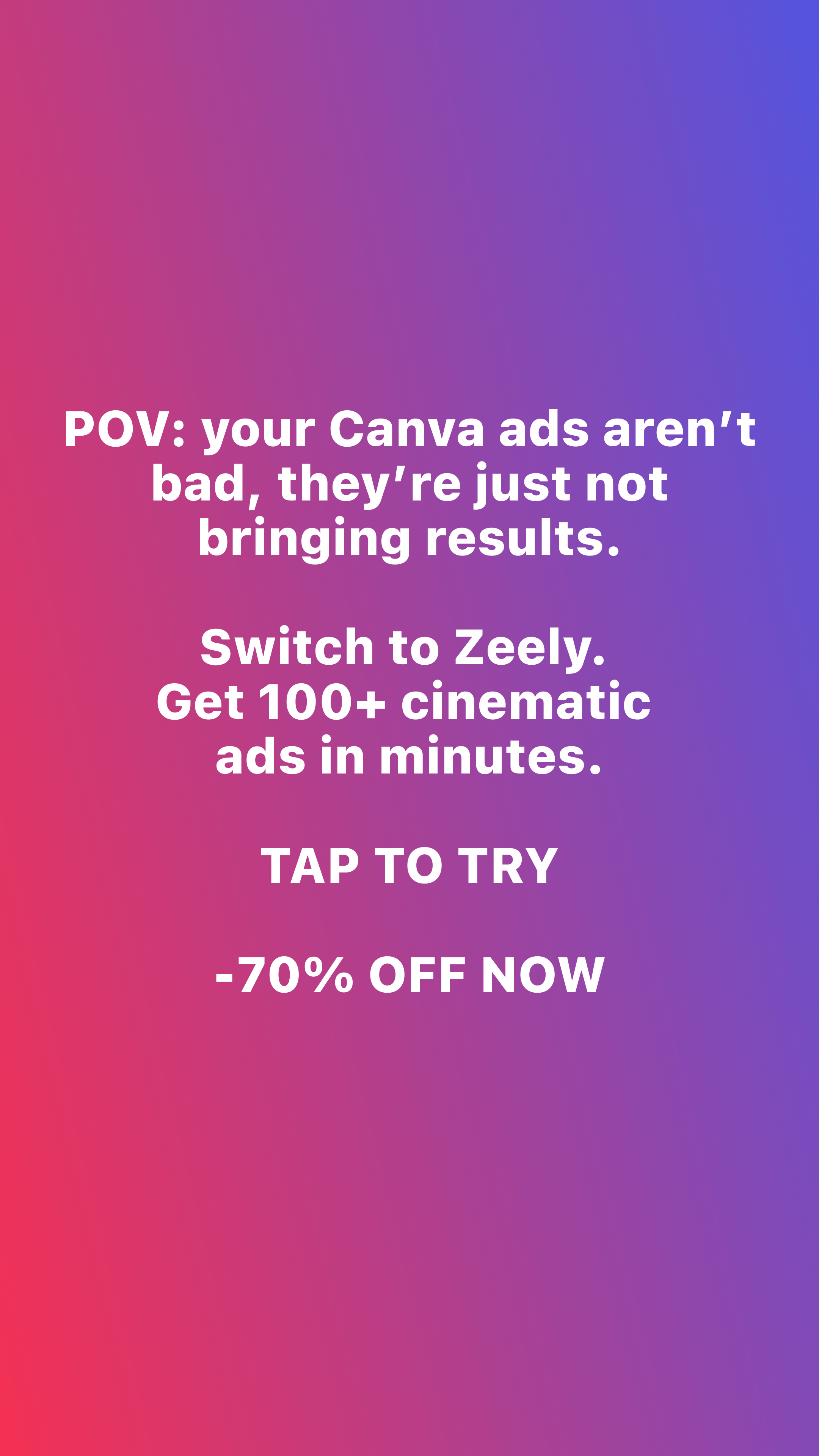 Zeely Facebook ad