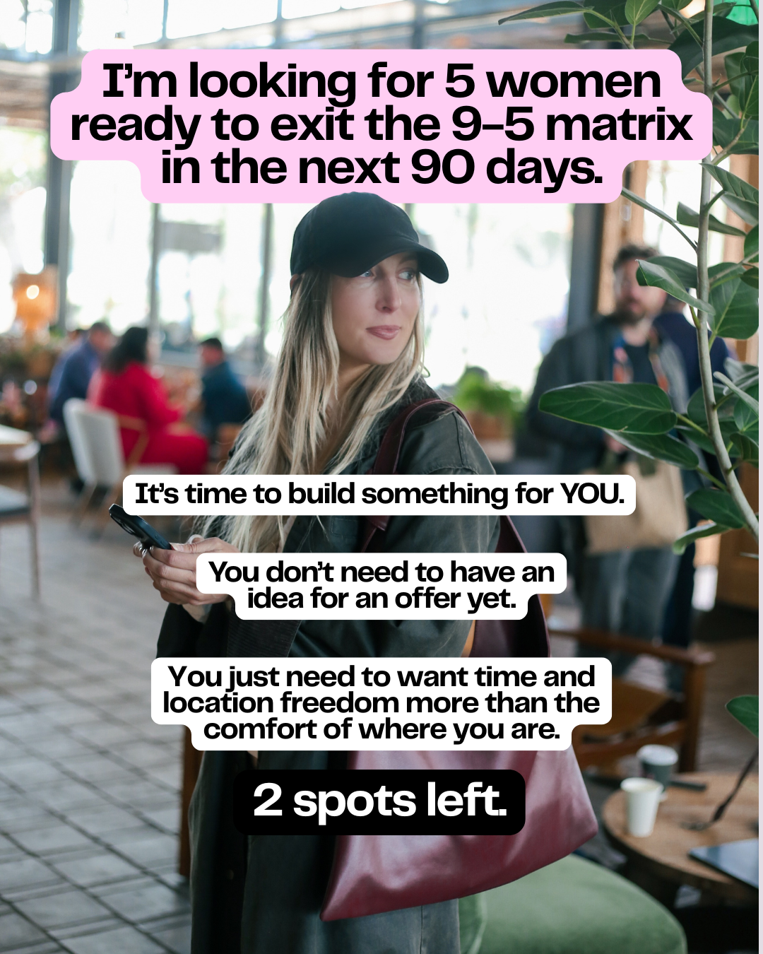 ExGirlboss Facebook ad: Before you hire that expensive business coach…talk to…