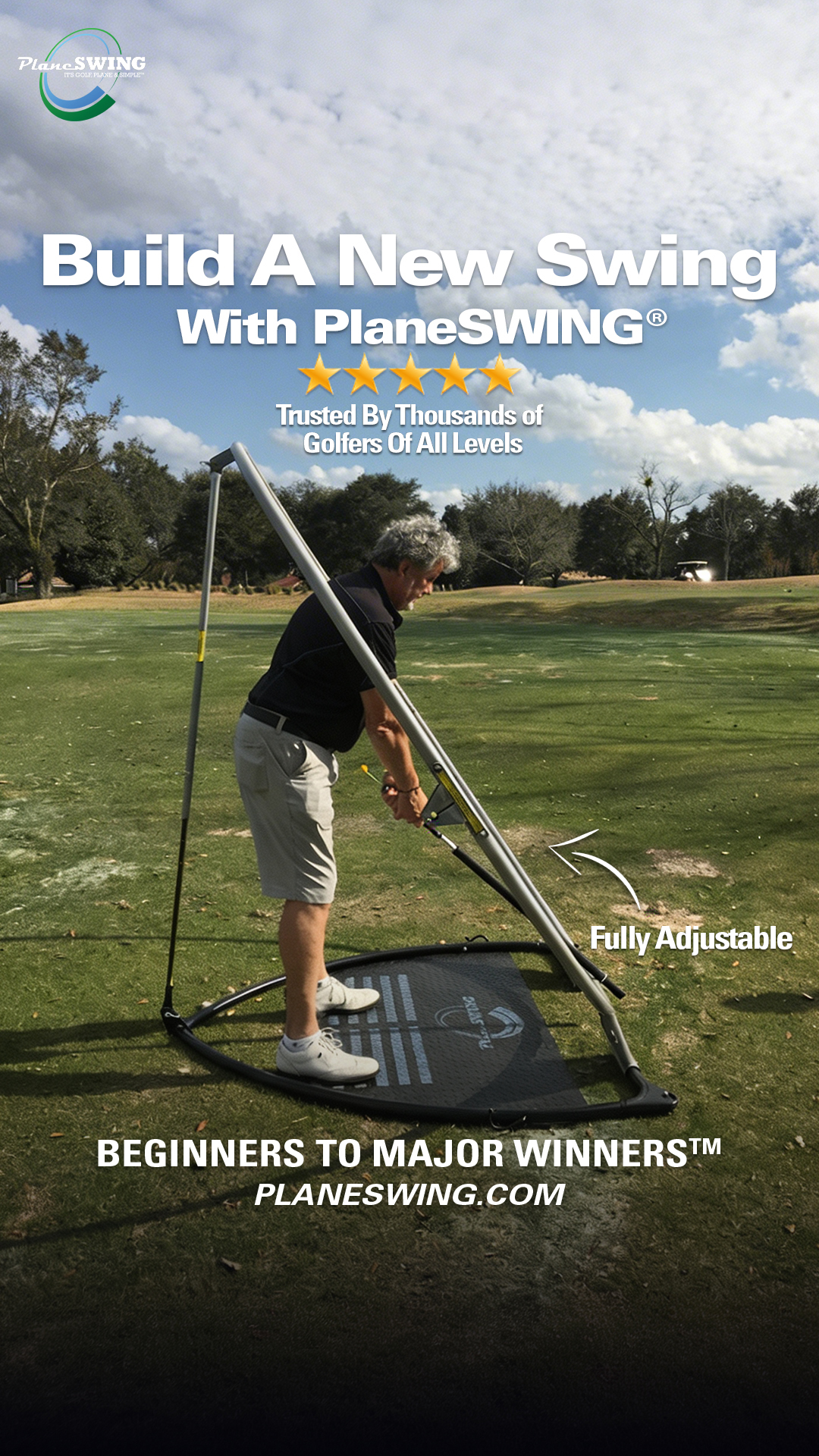 Plane Swing Golf Swing Trainer Facebook ad