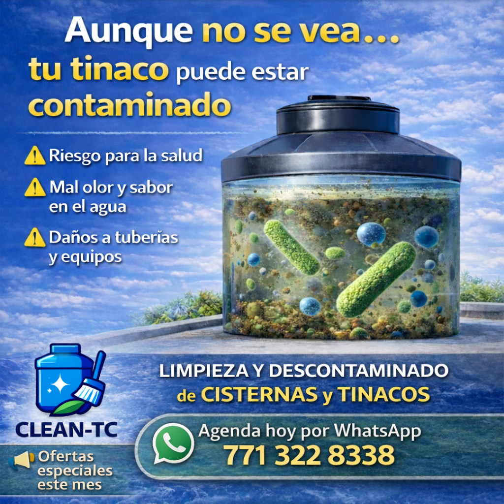 Clean-TC Facebook ad: Tinaco contaminado