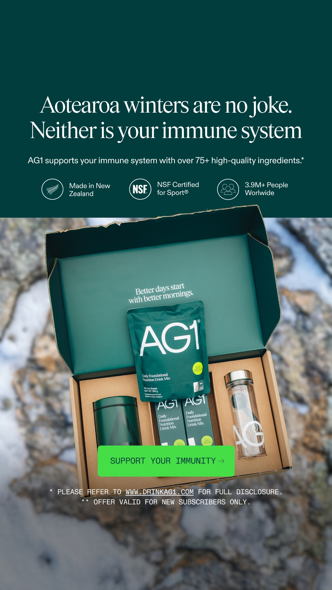 AG1 by Athletic Greens Facebook ad