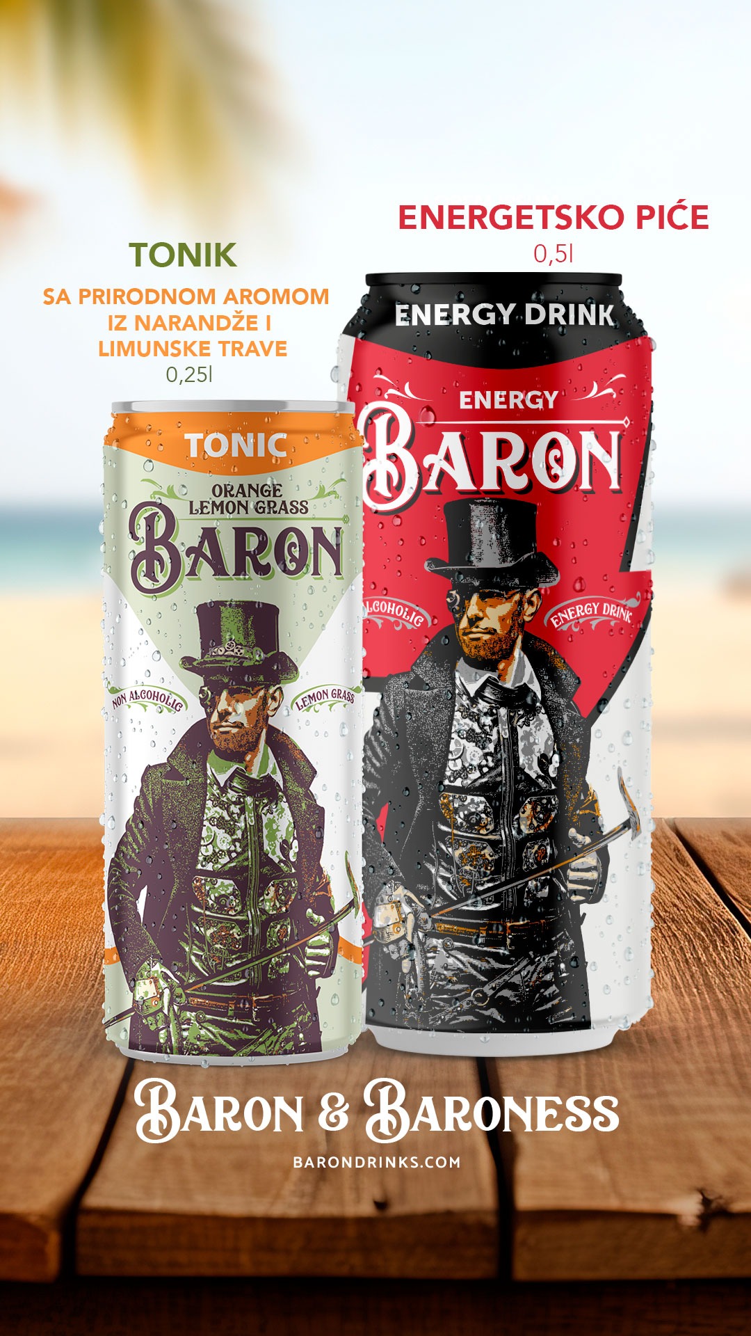 BARON DRINKS Facebook ad from Nov 3, 2023