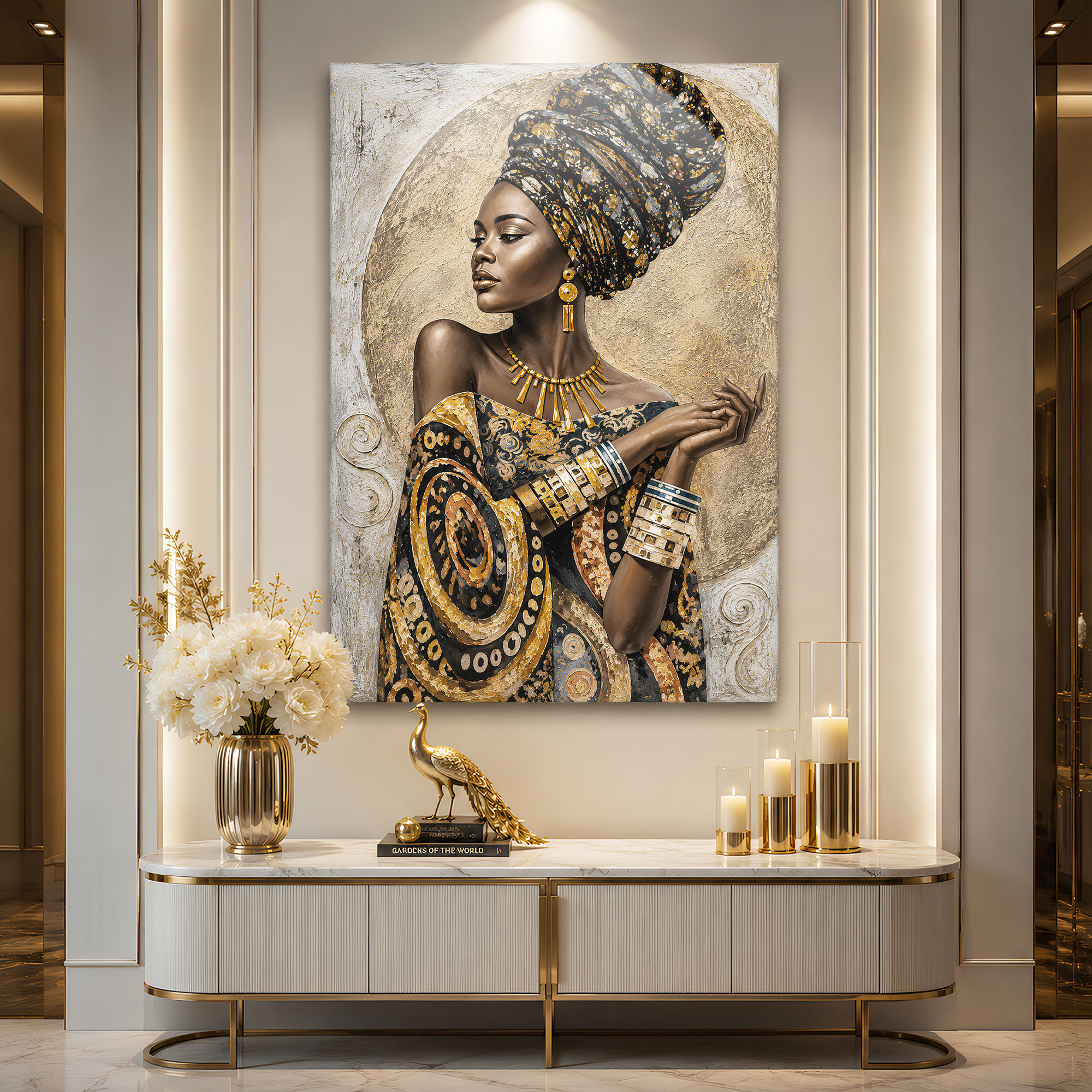 Tailored Canvases - Personalized Art Facebook ad: Crowned In Strength | Made in the USA | Ships Fast