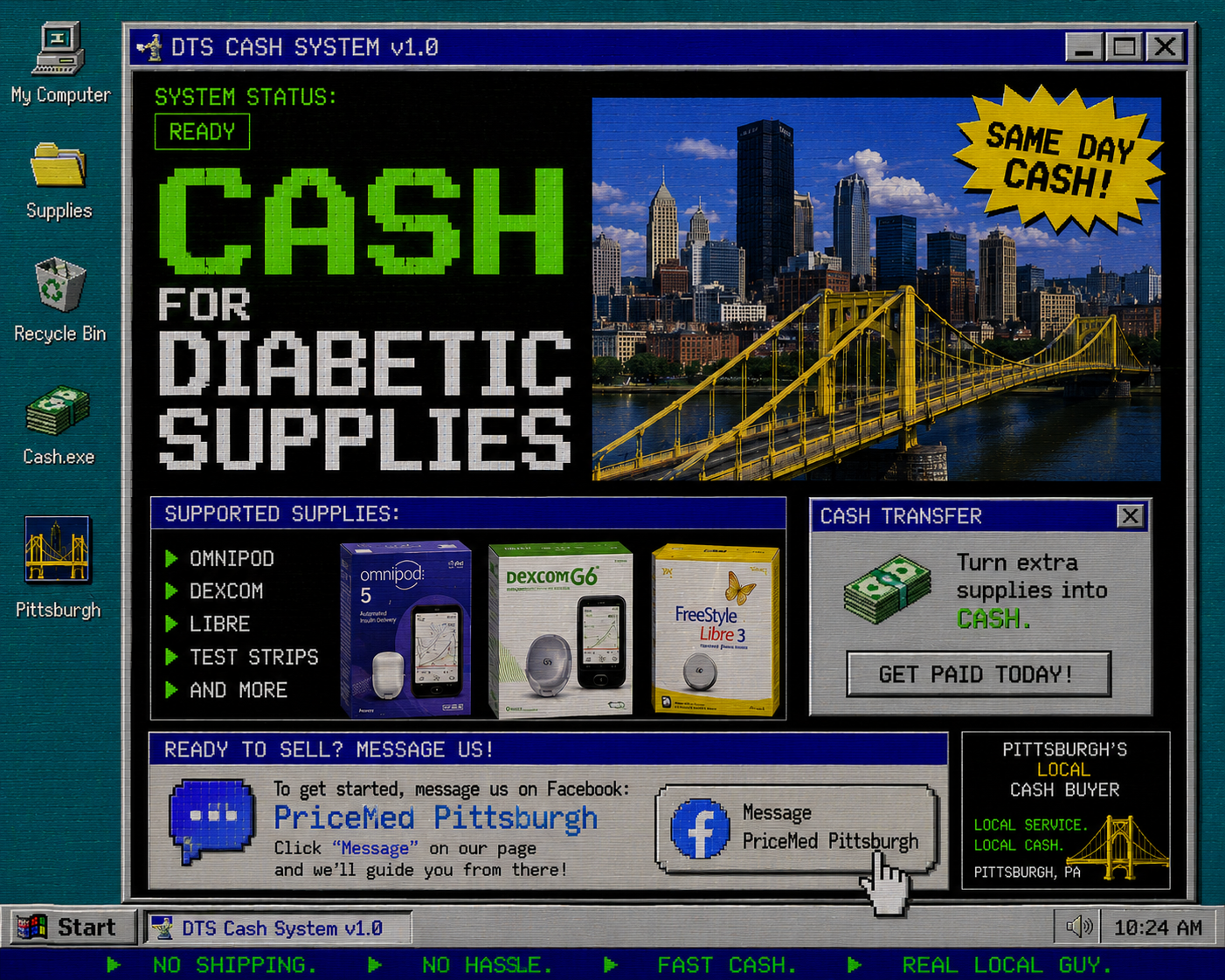 PriceMed - Pittsburgh Facebook ad: Quick Quotes, Local Meetups