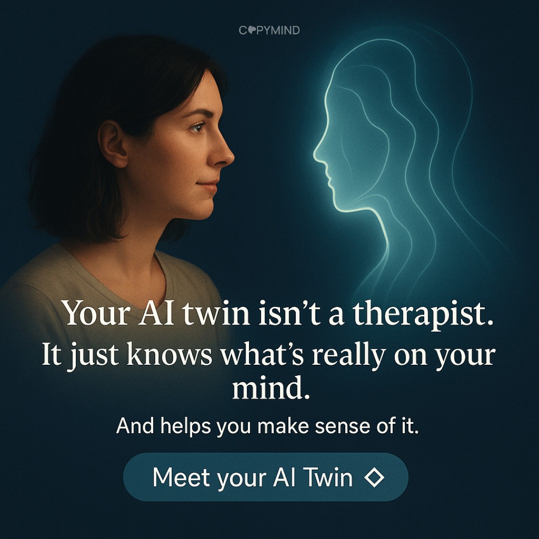 Copymind AI: made for self-therapy Facebook ad