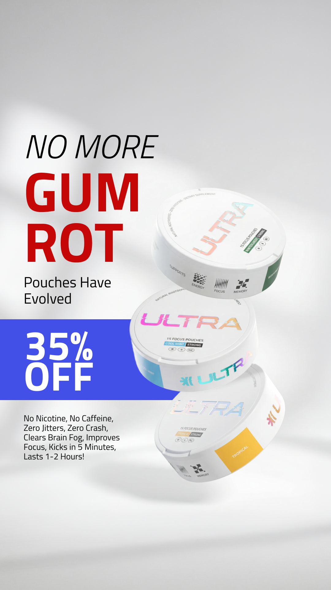Ultra Pouches Facebook ad
