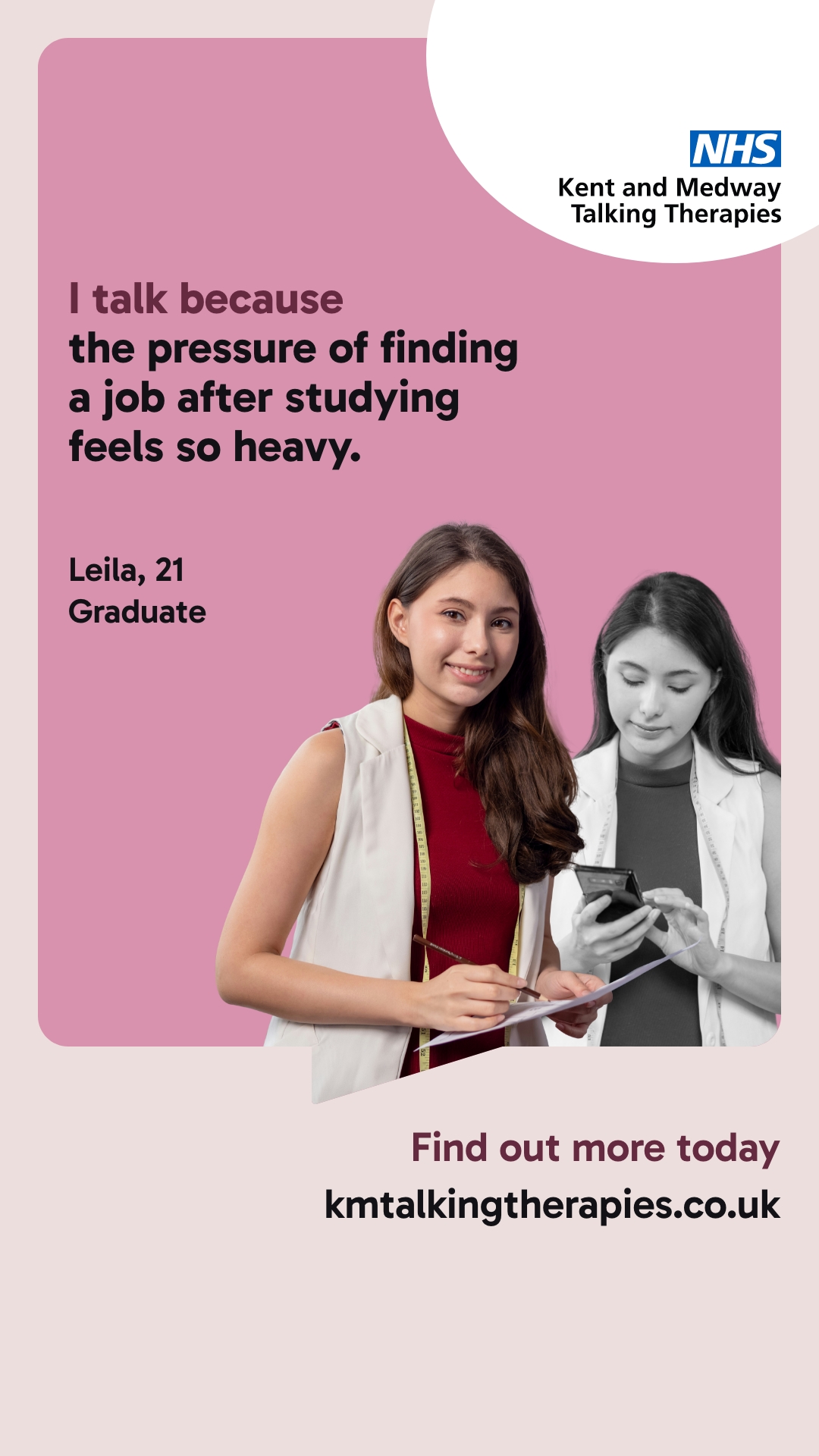NHS Talking Therapies by Vita Health Group Facebook ad
