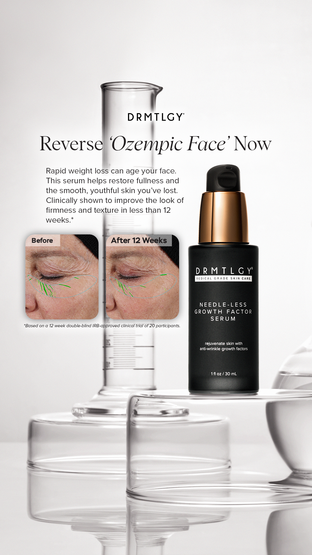 DRMTLGY Facebook ad