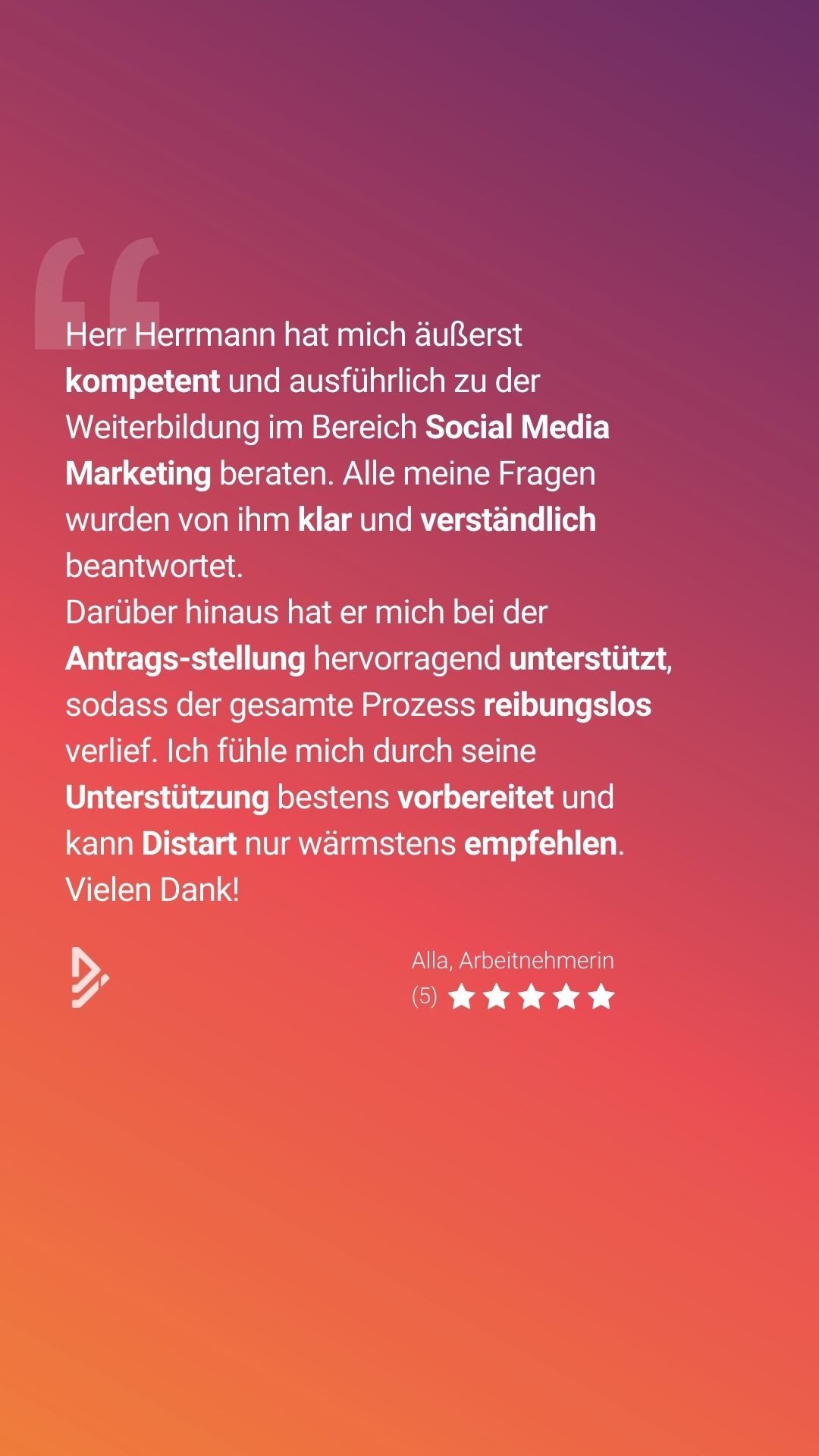 Distart Facebook ad