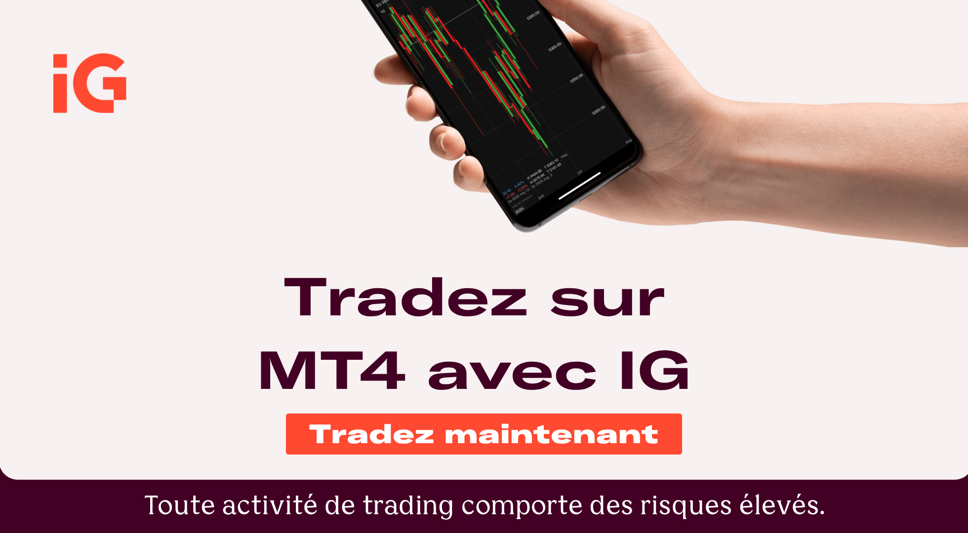 IG Facebook ad: Ouvrez votre compte de trading