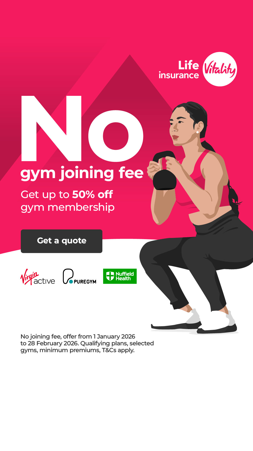 Vitality UK Facebook ad