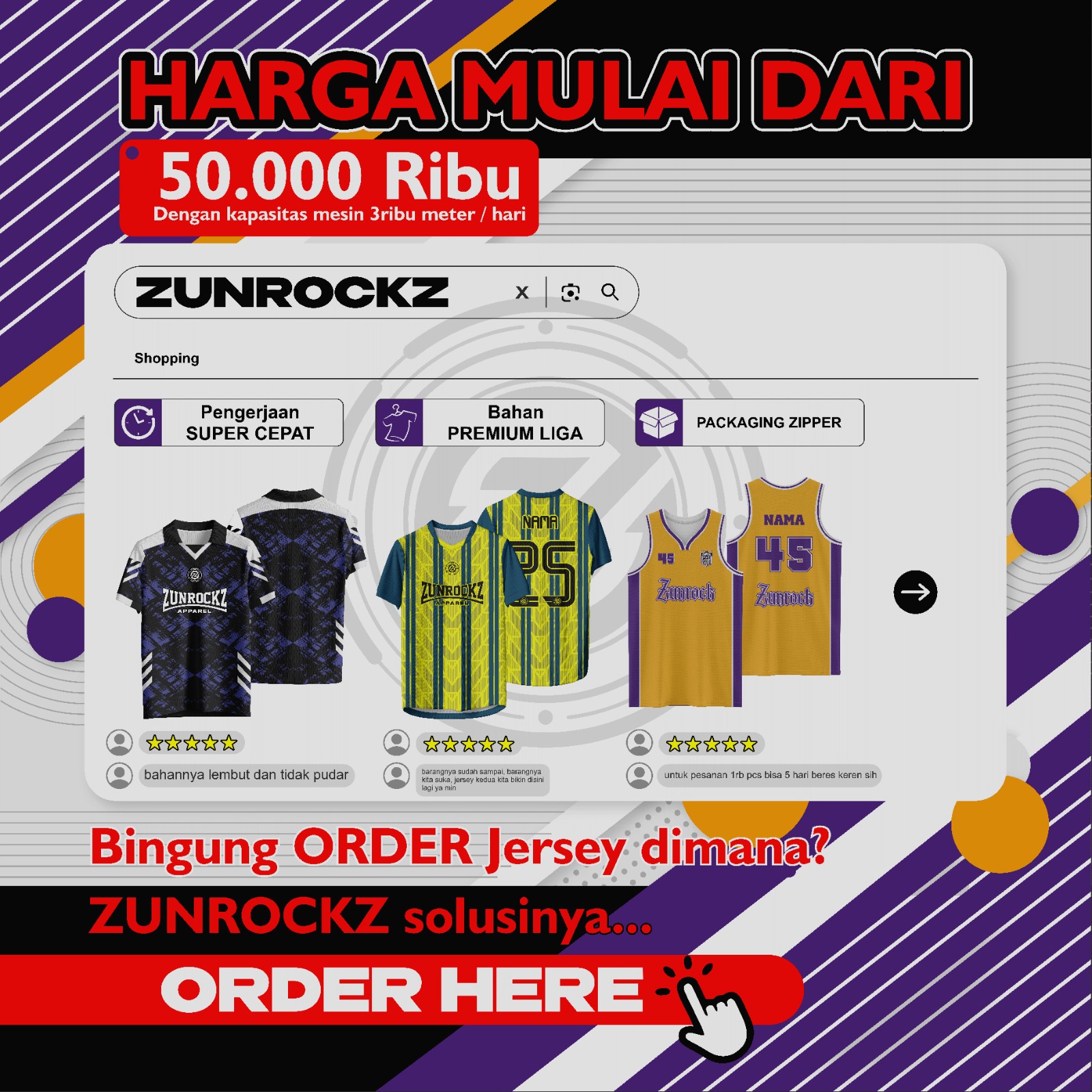 PT Zunrock Jaya Berkah Facebook ad