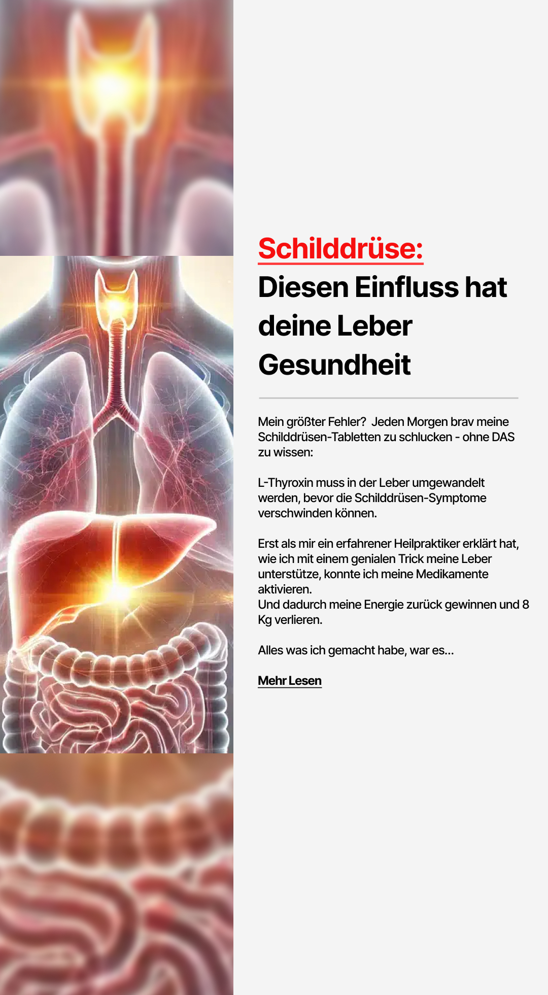 Mission Schilddrüse Facebook ad