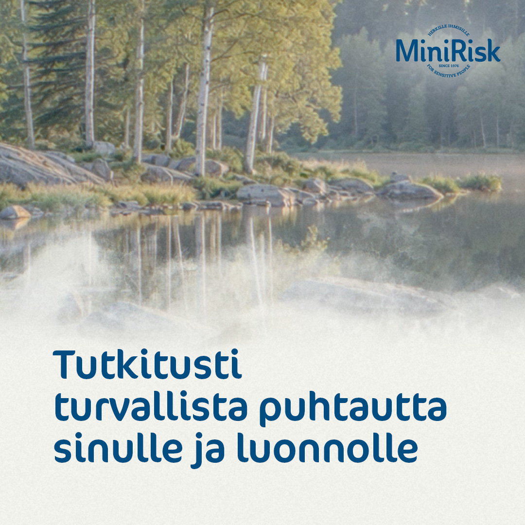 Mini Risk Facebook ad: Turvallista puhtautta koko perheelle!