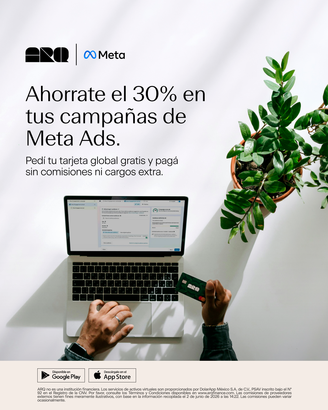 ARQ Facebook ad