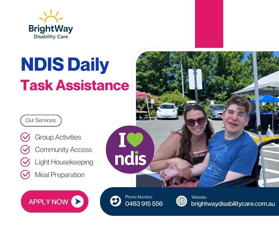 BrightWay Disability Care Facebook ad: Daily Task Assistance