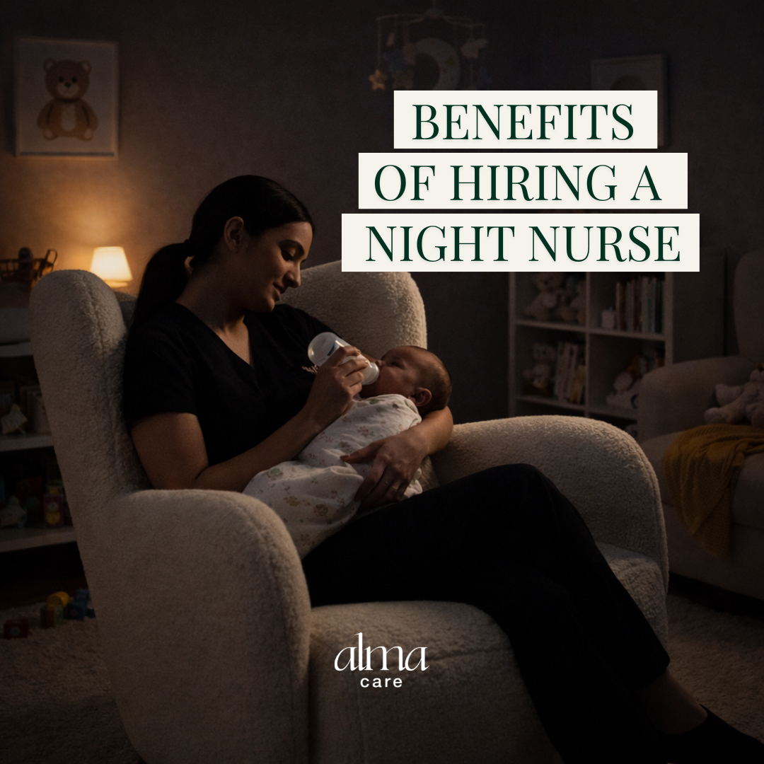 Alma Care - Holistic In- Home Postpartum Support Facebook ad: Postpartum recovery isn’t just about your baby, it’s…