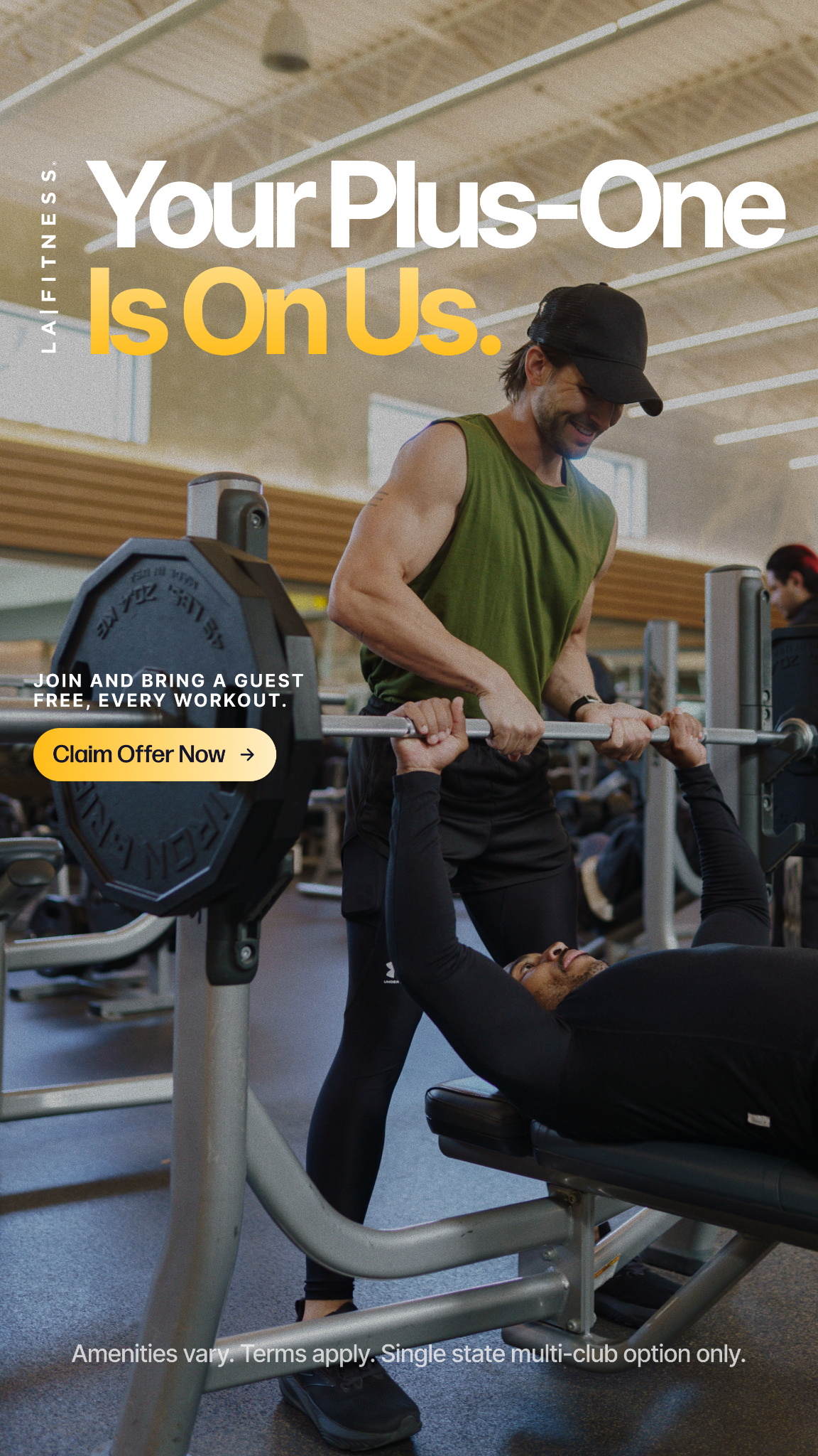 LA Fitness Facebook ad