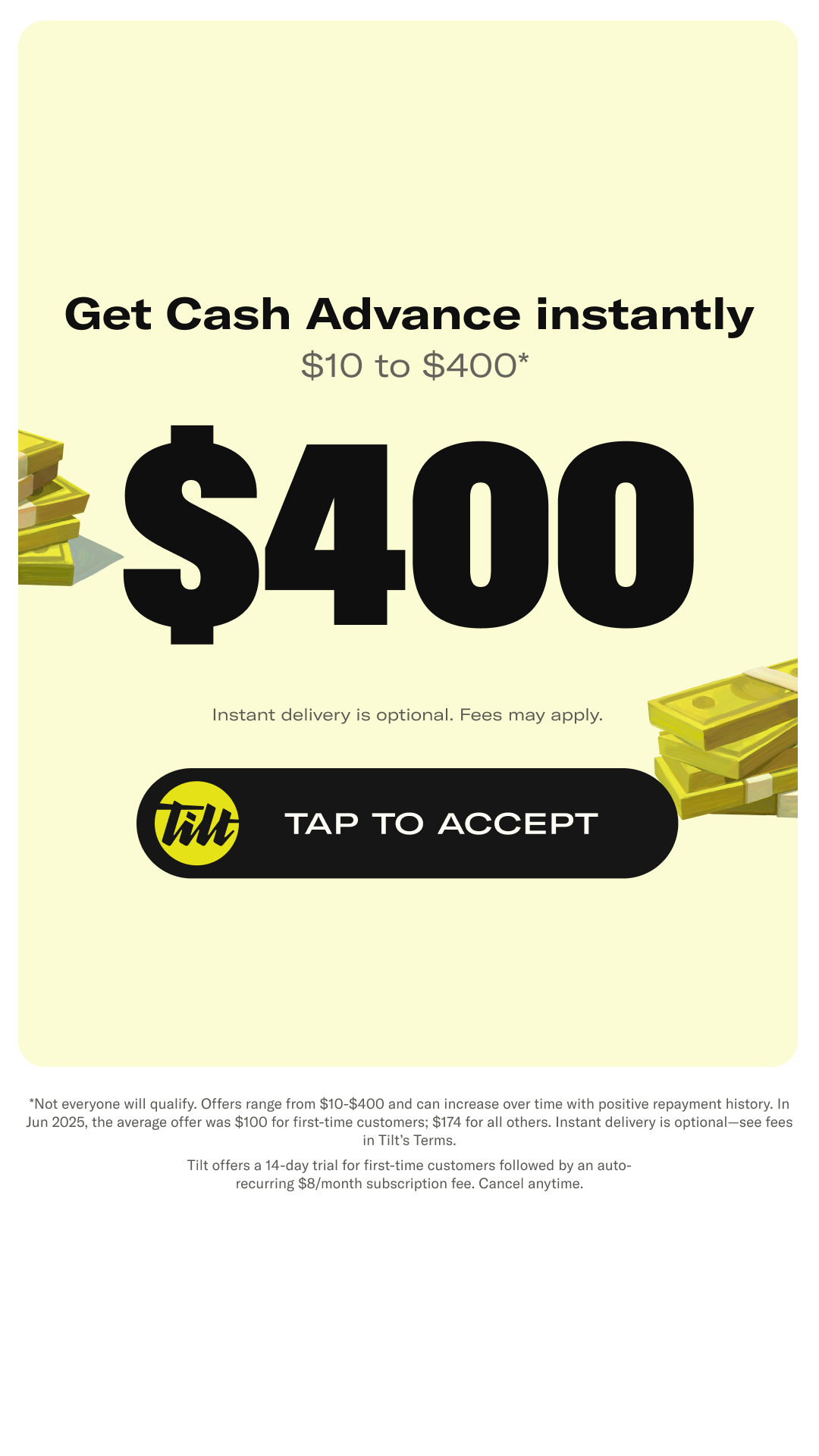 Tilt HQ Facebook ad