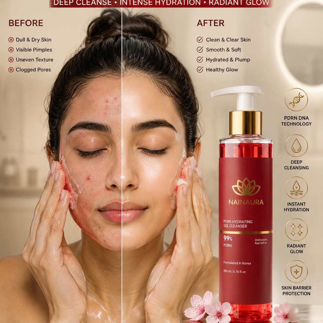 NainAura Facebook ad: Stop Hiding Your Skin. Shop Now