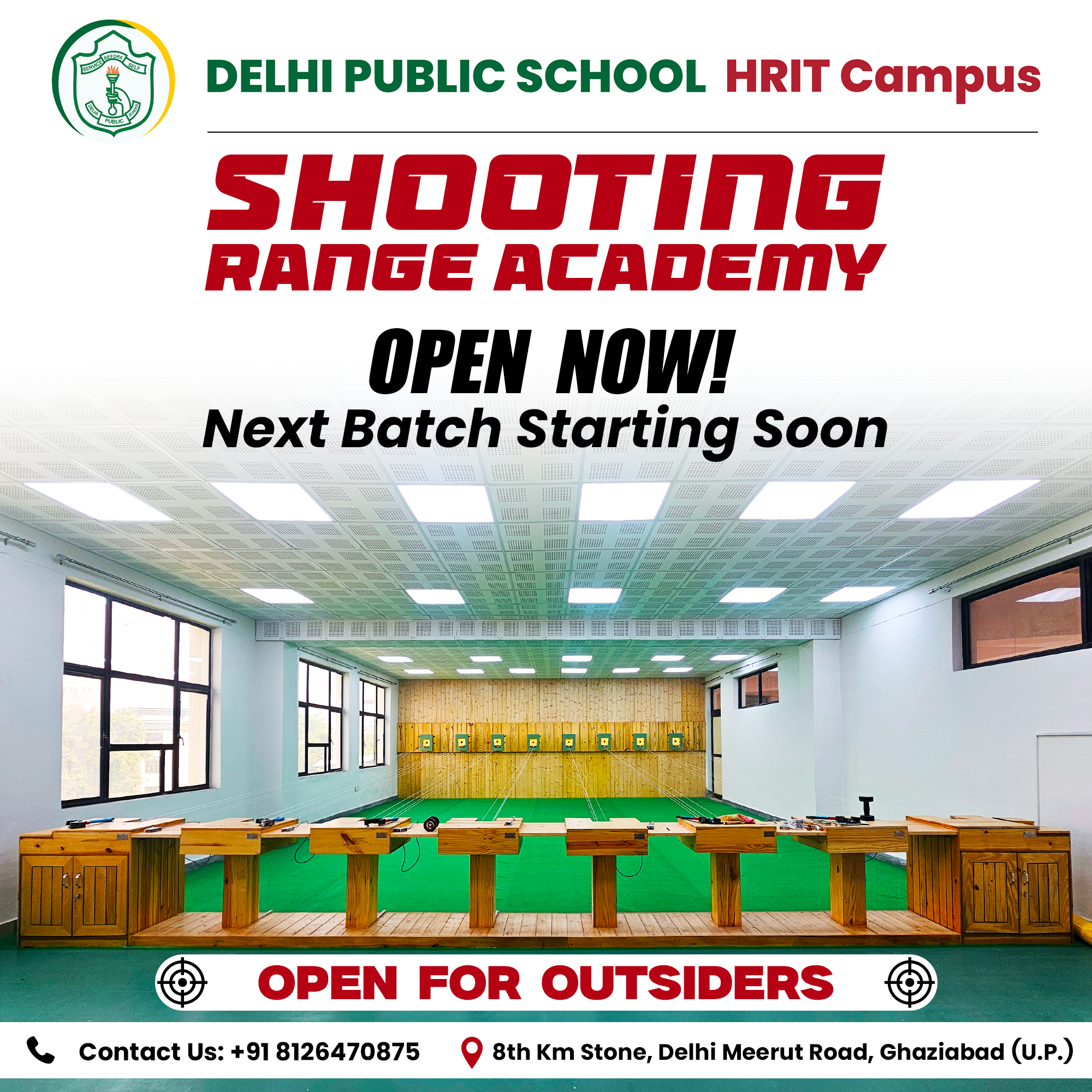 Delhi Public School HRIT Campus Facebook ad from Dec 23, 2025