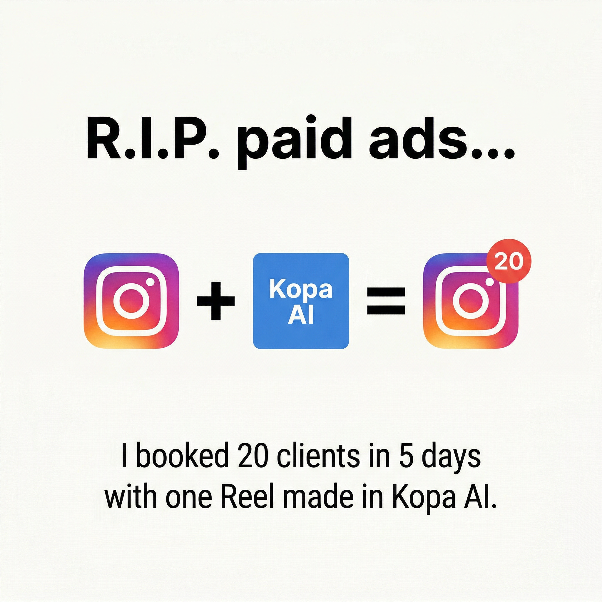 AI tools Facebook ad