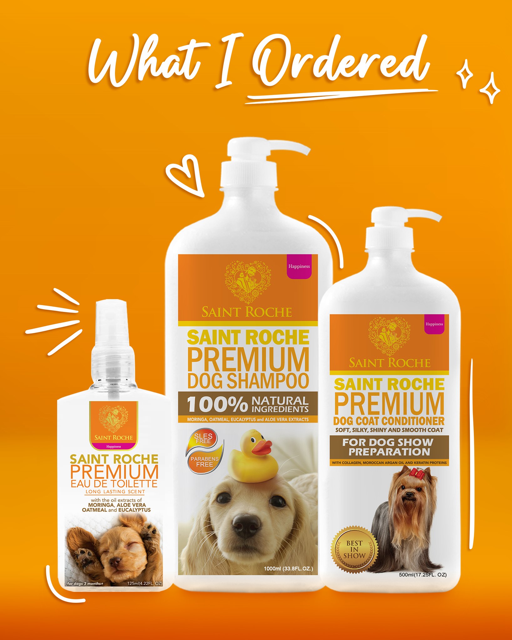 Saint Roche Premium Dog Shampoo Facebook ad