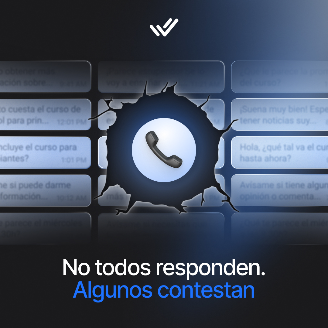 respond.io Facebook ad: El chat por sí solo no basta para comunicarse con los…