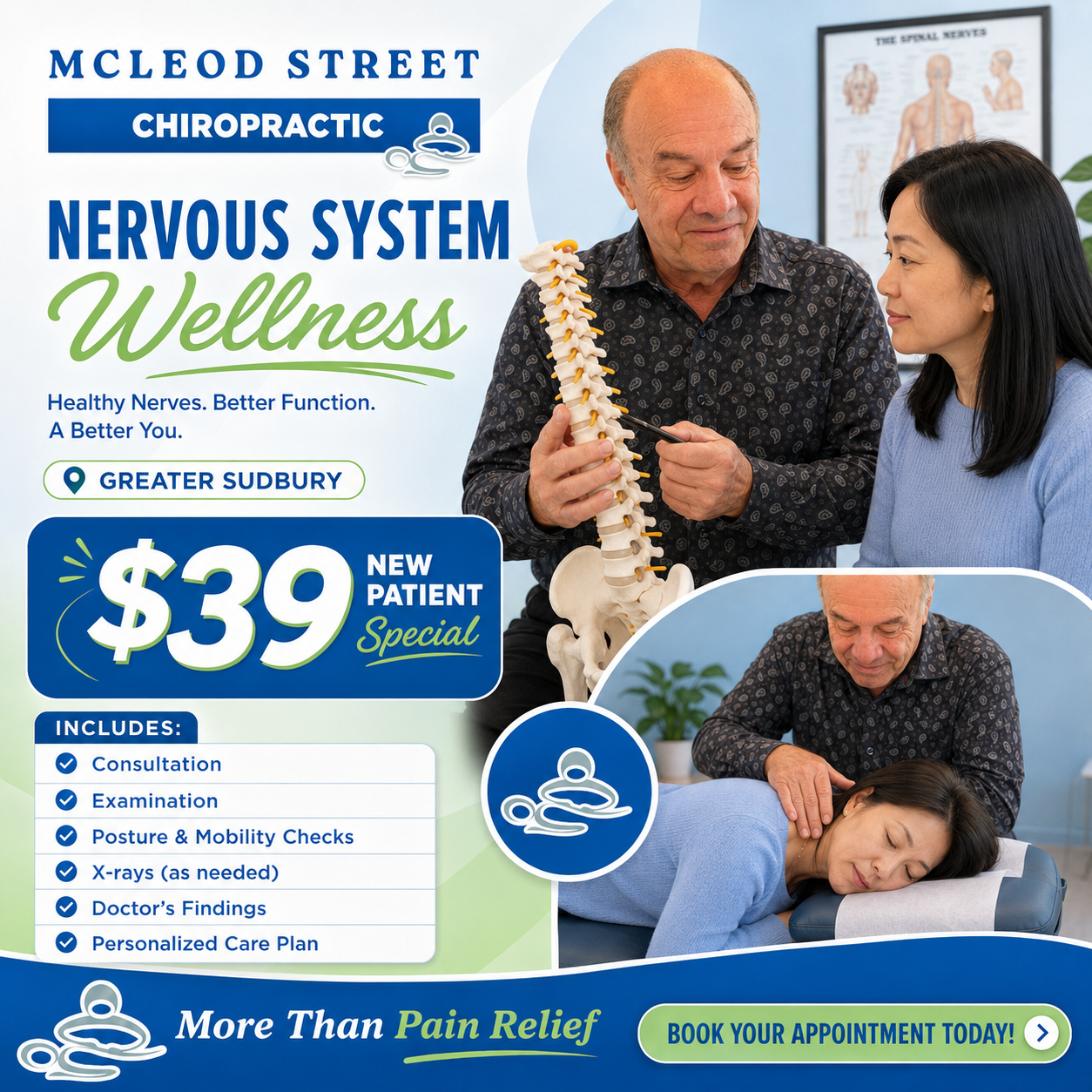 McLeod Street Chiropractic Facebook ad: Get Your Movement Plan