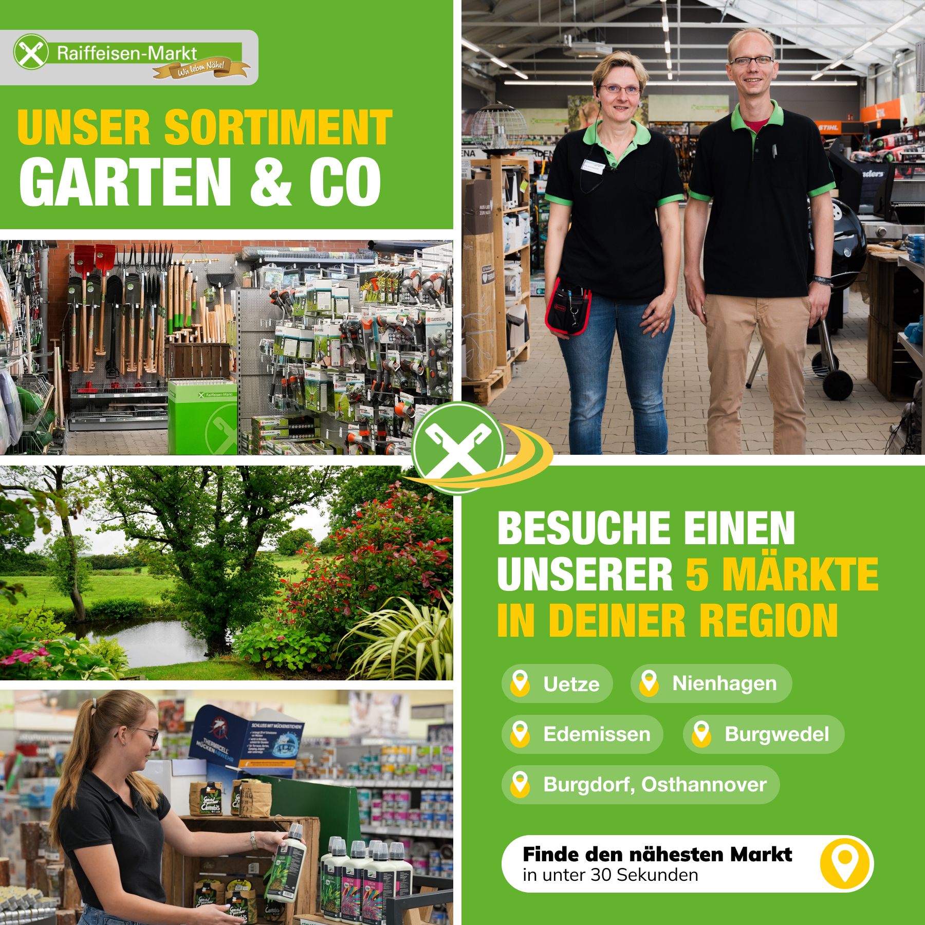 Raiffeisen-Märkte der RWG Osthannover Facebook ad