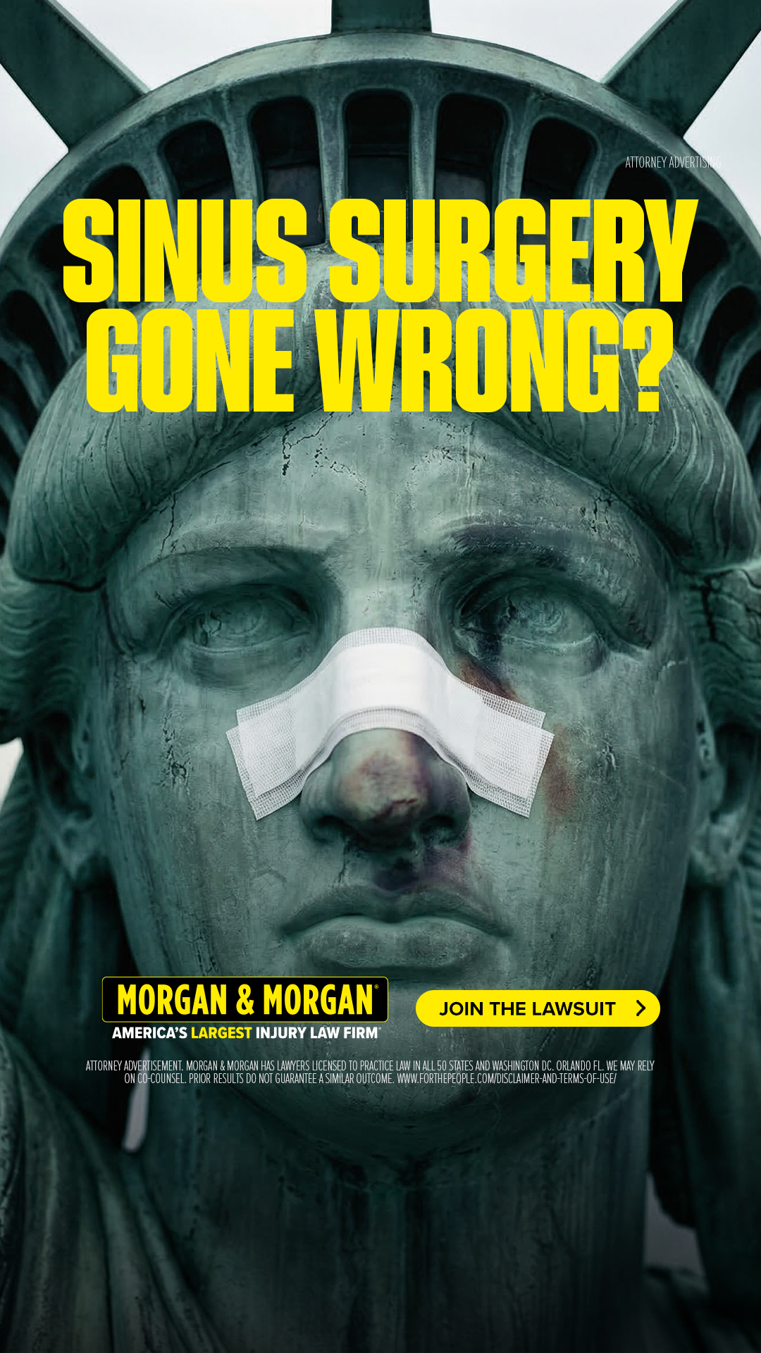 Morgan & Morgan Facebook ad