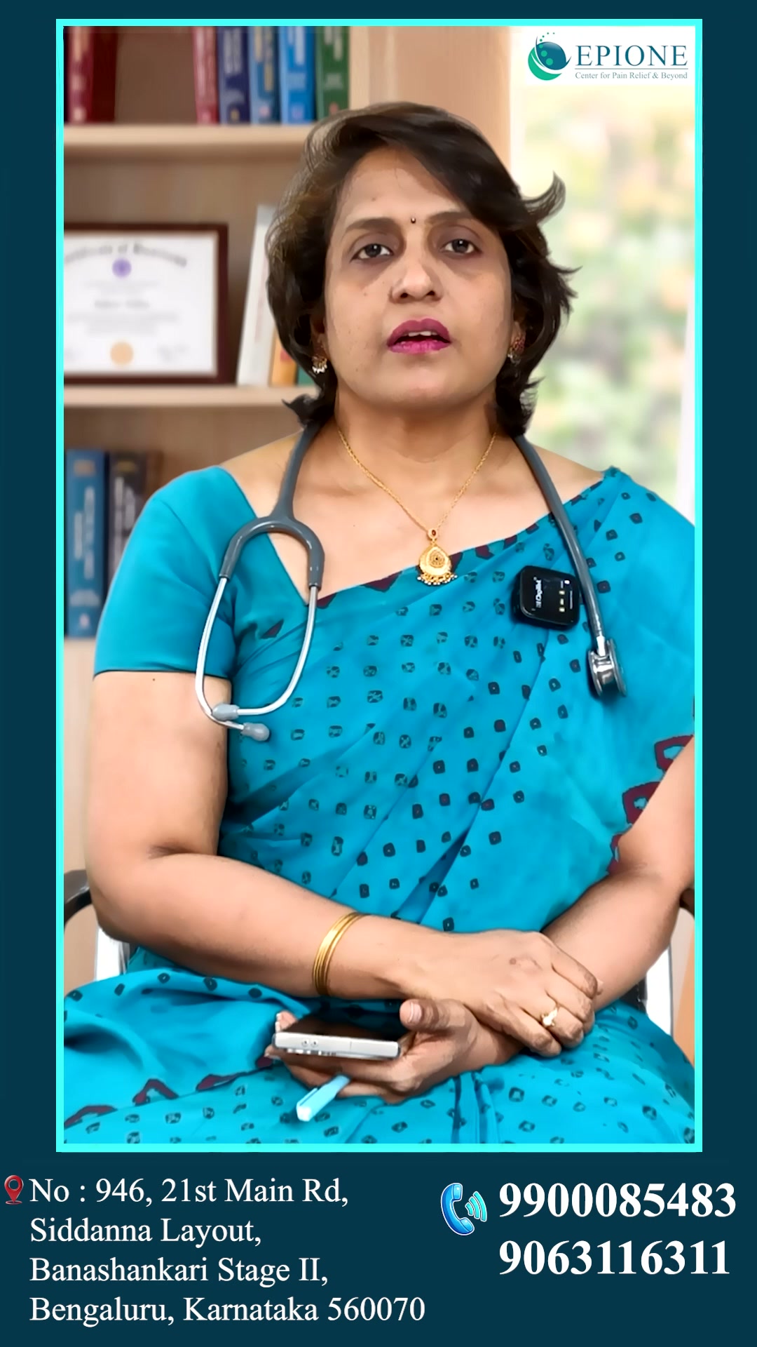 Epione Center for Pain Relief & Beyond - Bangalore Facebook ad: Advanced Care for Diabetic Neuropathy